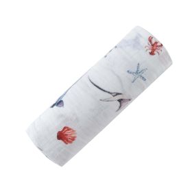 ORGANIC SWADDLE - UNDER THE SEA