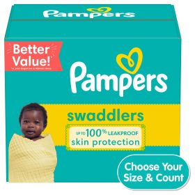 Pampers Swaddlers Diapers Size Newborn, 136 Count