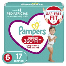 Pampers Cruisers 360 Fit Diapers Size 6, 17 Count