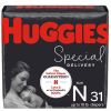 Huggies Special Delivery Hypoallergenic Baby Diapers Size Newborn;  31 Count