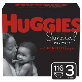 Huggies Special Delivery Hypoallergenic Baby Diapers Size 3;  Count 116