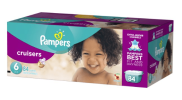 Pampers Cruisers Diapers Size 6, 84 count