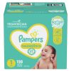 Pampers Swaddlers Diapers Size 1, 198 Count