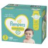 Pampers Swaddlers Hypoallergenic Soft Diapers - Size 2, 148 Count