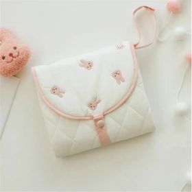 Baby Portable Diaper Changing Pad Foldable (Option: Multi Rabbit Urinal Pad-50X70cm)