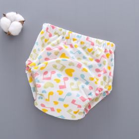 Baby Training Pants Washable 6-layer Gauze Diaper Cover (Option: Music-L Code-5PCS)