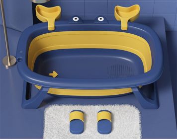 Baby Bathtub Foldable Bathtub Newborn Products (Option: Berlin Blue67x44x20cm)