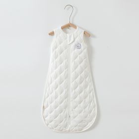 Baby Cotton Gravity Sleeping Bag (Option: White Gravity-Average Size 0to 9 Months)