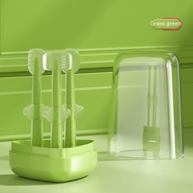 Newborn Oral Cleaner Set (Option: 3 Sets-Green)