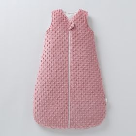 Baby Autumn And Winter Sleeping Bags Quilted Thick Warm Vest Sleeping Bag (Option: Rose Red Vest-Free Size 0 September)