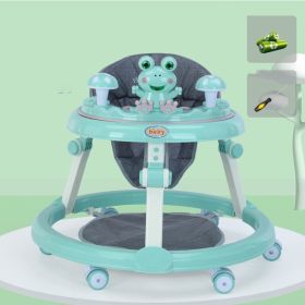 Baby Walker Anti-O-leg Baby Multifunctional Anti-rollover (Option: Green-6Style)