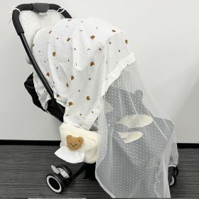 Full Baby Stroller Summer Mosquito Cover (Option: Bear)