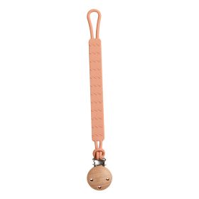 Infant Nipple Edible Silicon Teether Pacifier Clip (Option: Muted Bean Paste)