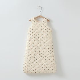 Baby Cotton-padded Sleeping Bag Vest (Option: Love-L)