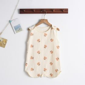 Newborn Baby Gauze Sleeping Bag (Option: Cute Squirrel-M Code)