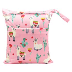 Diaper Bag 30 36cm Baby Double Zipper Printing Waterproof Diaper Bag (Option: Style 57-30x36cm)