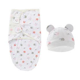 Foreign Trade Newborn Swaddling Sleeping Bag Baby Anti-kick Quilt Delivery (Option: Pink Cartoon Bunny)