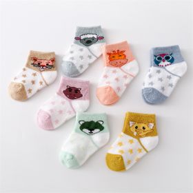 Children's Cute Cartoon Cotton Socks (Option: Tiny Spot-XS)