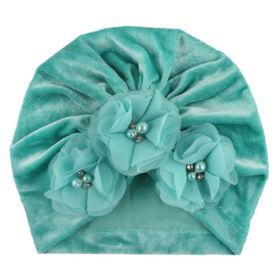 Hair Head Hoop Baby Girl Headbands Newborn Infant Toddler Sweet Bows Knotted Soft Headwrap Accessories (Color: green)