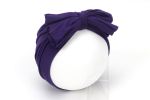 Baby Girls Headwrap Bowknot Cotton Cloth Turban Toddler Ear Hat Kids Head Cap Baby Hats