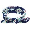 Baby Girl Headbands Bohemian Floral Style Vintage Flower Printed Elastic Head Wrap Twisted Hair Accessories