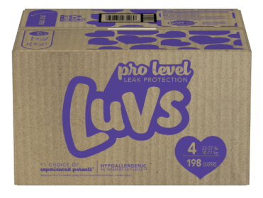 Luvs Pro Level Leak Protection Diapers, Size 4, 198 Count (Brand: Luvs)