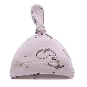 Thin Cotton Printed Baby Hat (Option: Whale)