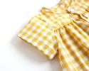 Baby Girl Plaid Pattern Single Breasted Design Shirt Combo Shorts Sets