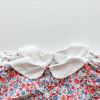 Baby Girl Doll Collar Floral Print Dress Combo Floral Print Shorts In Sets Summer Outfit Wearing