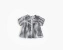 Baby Girl Plaid Pattern Single Breasted Design Shirt Combo Shorts Sets