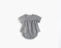 Baby Girl Plaid Pattern Single Breasted Design Shirt Combo Shorts Sets