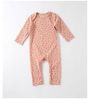 Baby Print Pattern Envelope Neckline Long Sleeved Soft Rompers Home Clothes