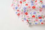 Baby Girl Little Floral Print Sleeveless Dress Combo Short Pants In Sets