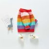 Baby Rainbow Pattern Pullover Long Sleeve Knitwear Sweater