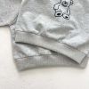 Infant Baby Unisex Bear Print Round Collar Top Combo Long Pants In Sets