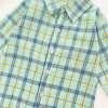 Baby Boy Classic Plaid Pattern Lapel Design Long Sleeve Rompers