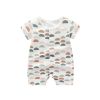 Baby 1pcs Rabbit Graphic Single Breasted Design Simply Jumpsuit Pajamas