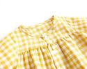 Baby Girl Plaid Pattern Single Breasted Design Shirt Combo Shorts Sets