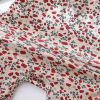 Baby Ditsy Flower Pattern Envelope Collar Nordic Style Jumpsuit