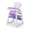 Multipurpose Adjustable Highchair,Children's dining chair for Baby Toddler Dinning Table with Feeding Tray and 5-Point Safety Buckle XH