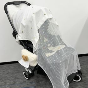 Full Baby Stroller Summer Mosquito Cover (Option: Olive)