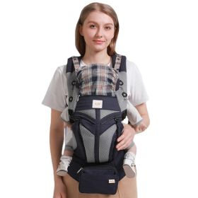 Front And Rear Dual-use Baby Carrier For Mother And Baby (Color: navy blue)